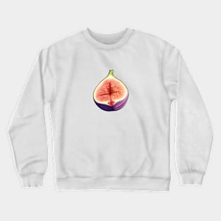 Fig Fruit Art Crewneck Sweatshirt